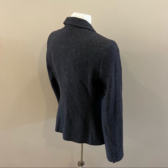 MASSIMO DUTTI Grey wool blazer - Picture 6 of 16